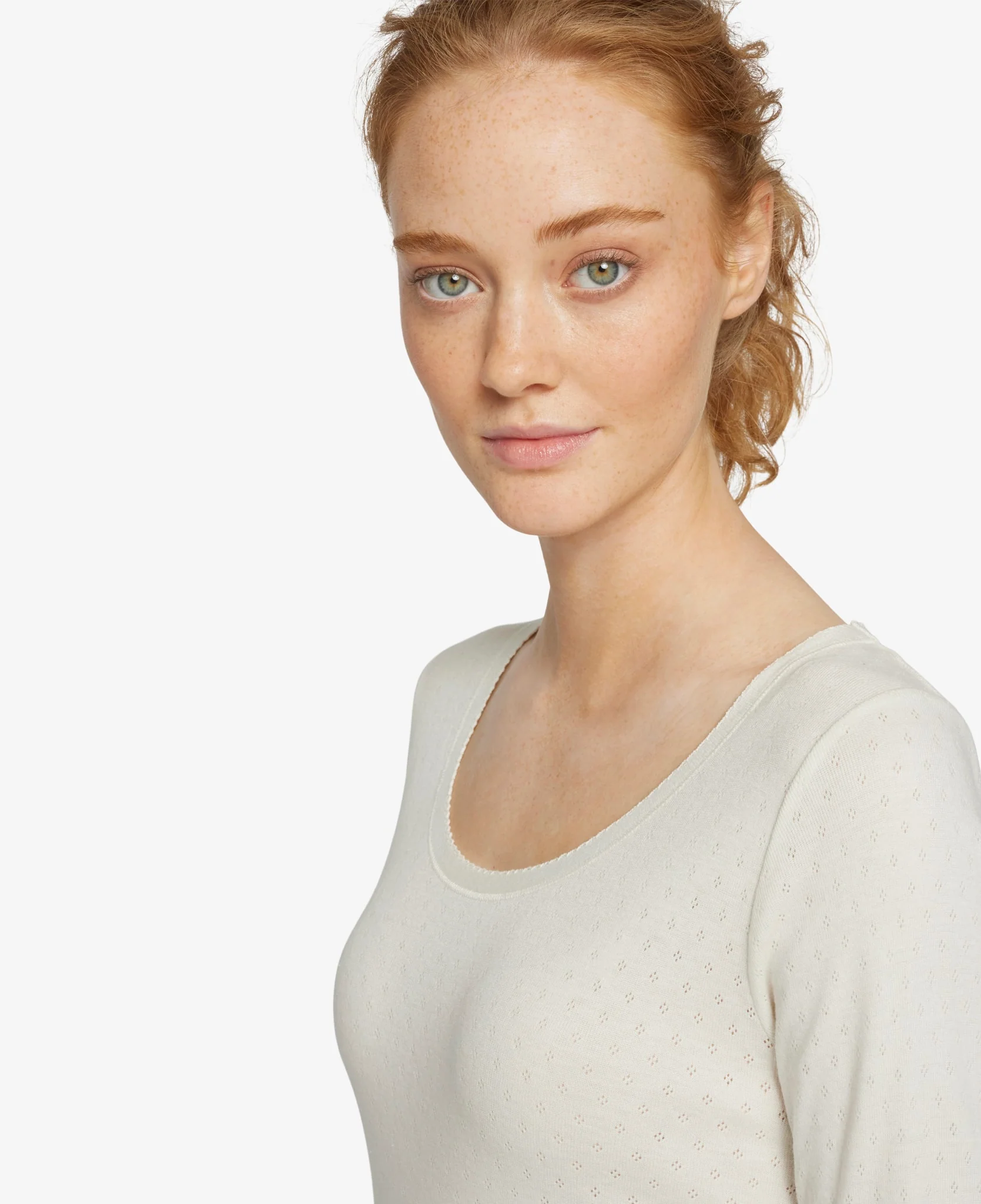 BASIC POINTELLE BLOUSE - Image 3