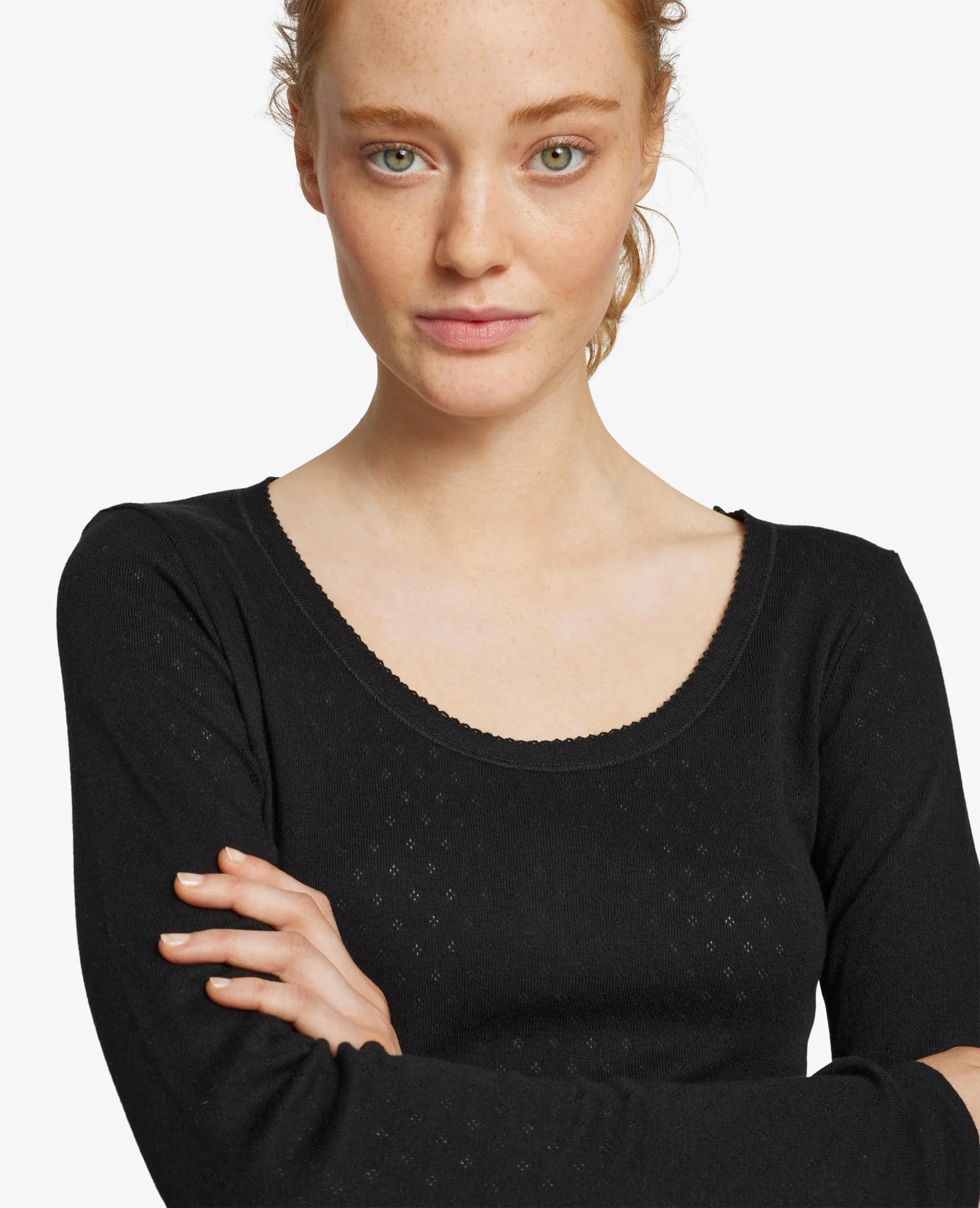 BASIC POINTELLE BLOUSE - Image 3